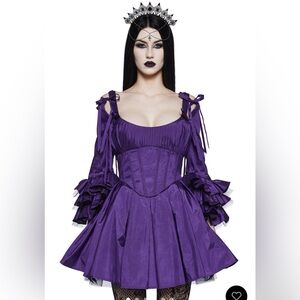 Dolls Kill Haunted Hue Mini Dress